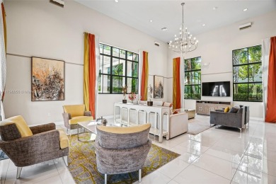 Stunning new lakefront townhouse in a gated golf course on Boca Dunes Golf and Country Club in Florida - for sale on GolfHomes.com, golf home, golf lot