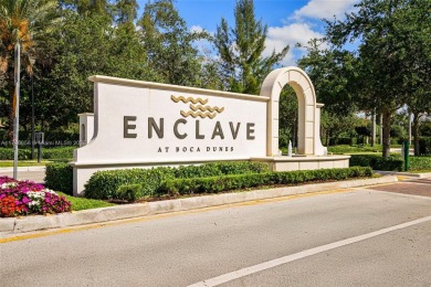 Stunning new lakefront townhouse in a gated golf course on Boca Dunes Golf and Country Club in Florida - for sale on GolfHomes.com, golf home, golf lot