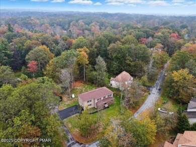 Forget the stress of building--this exceptional 2021 Colonial is on Pocono Farms Country Club in Pennsylvania - for sale on GolfHomes.com, golf home, golf lot