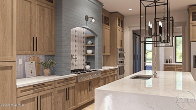 This 1.5-story modern Cottage exudes charm and functionality on River Landing Golf Course in North Carolina - for sale on GolfHomes.com, golf home, golf lot