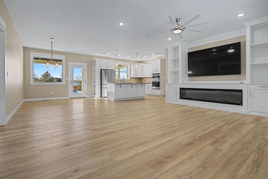 This newly built home in Cedaredge sits just to the north of Tee on Cedaredge Golf Course in Colorado - for sale on GolfHomes.com, golf home, golf lot