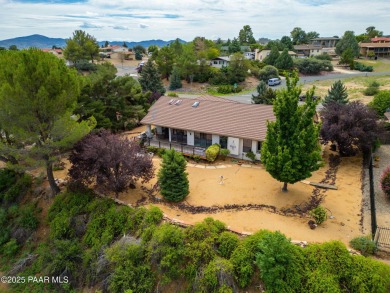 Beautiful custom built home that overlooks the Prescott Country on Prescott Golf and Country Club in Arizona - for sale on GolfHomes.com, golf home, golf lot