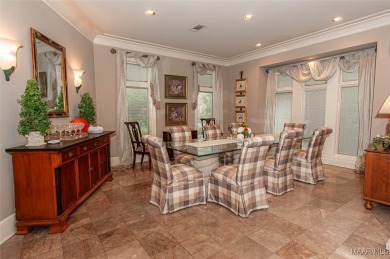 Step into the timeless elegance of this French Provincial on Wynlakes Golf and Country Club in Alabama - for sale on GolfHomes.com, golf home, golf lot