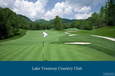 Partake in the mountain lifestyle with this 3 bedroom, 4.5 bath on Lake Toxaway Country Club in North Carolina - for sale on GolfHomes.com, golf home, golf lot