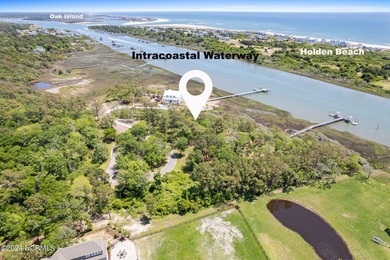 Highly coveted intracoastal waterway homesite could now be yours on Lockwood Folly Country Club in North Carolina - for sale on GolfHomes.com, golf home, golf lot