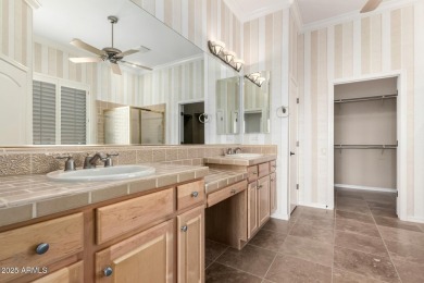 Enjoy breathtaking golf course views from this beautiful home on Corte Bella Golf Club in Arizona - for sale on GolfHomes.com, golf home, golf lot