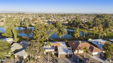 Spectacular lake views from this 3BR, 2BA Alameda model in the on Cottonwood Country Club in Arizona - for sale on GolfHomes.com, golf home, golf lot