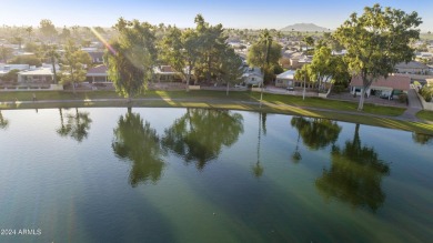 Spectacular lake views from this 3BR, 2BA Alameda model in the on Cottonwood Country Club in Arizona - for sale on GolfHomes.com, golf home, golf lot