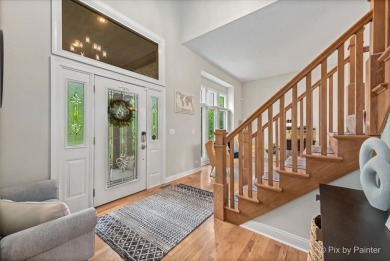Beautiful brick estate with fabulous golf course location. Backs on Turnberry Country Club in Illinois - for sale on GolfHomes.com, golf home, golf lot