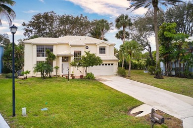 Bring your vision to this two-story single-family residence in on Riverbend Golf Club in Florida - for sale on GolfHomes.com, golf home, golf lot
