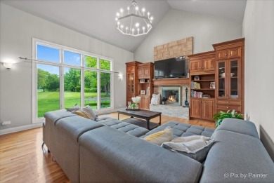 Beautiful brick estate with fabulous golf course location. Backs on Turnberry Country Club in Illinois - for sale on GolfHomes.com, golf home, golf lot