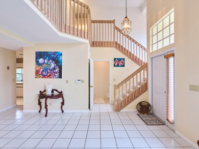 Bring your vision to this two-story single-family residence in on Riverbend Golf Club in Florida - for sale on GolfHomes.com, golf home, golf lot