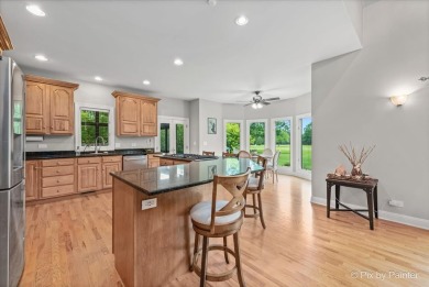 Beautiful brick estate with fabulous golf course location. Backs on Turnberry Country Club in Illinois - for sale on GolfHomes.com, golf home, golf lot