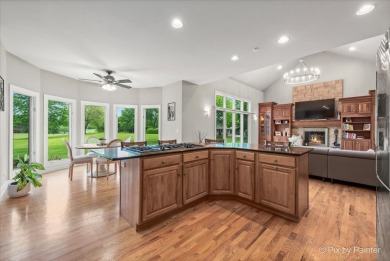 Beautiful brick estate with fabulous golf course location. Backs on Turnberry Country Club in Illinois - for sale on GolfHomes.com, golf home, golf lot