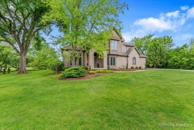 Beautiful brick estate with fabulous golf course location. Backs on Turnberry Country Club in Illinois - for sale on GolfHomes.com, golf home, golf lot