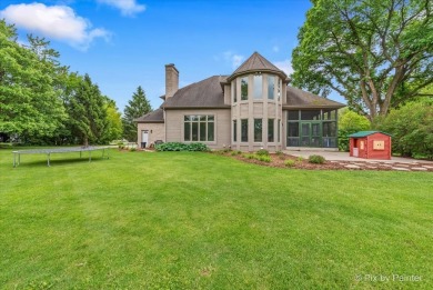 Beautiful brick estate with fabulous golf course location. Backs on Turnberry Country Club in Illinois - for sale on GolfHomes.com, golf home, golf lot