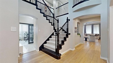 Stunning 2-story nestled beneath mature trees on a quiet on Lantana Golf Club in Texas - for sale on GolfHomes.com, golf home, golf lot