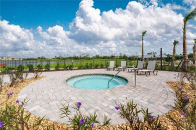 Enjoy truly incredible sunsets over the picturesque pond and on Heritage Landing Golf  in Florida - for sale on GolfHomes.com, golf home, golf lot