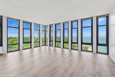 Stunning north facing views from this lovely corner unit at on South Shore Cultural Ctr. Golf Course in Illinois - for sale on GolfHomes.com, golf home, golf lot