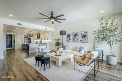 This fully REDESIGNED, Greek Isle-inspired upper-level condo in on Desert Forest Golf Club in Arizona - for sale on GolfHomes.com, golf home, golf lot