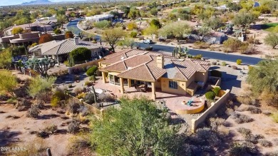 Custom home located on the 17th Tee of the Peaks GC in the 55+ on Tonto Verde Golf Club in Arizona - for sale on GolfHomes.com, golf home, golf lot