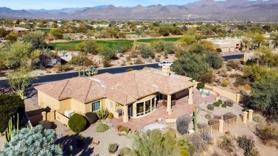 Custom home located on the 17th Tee of the Peaks GC in the 55+ on Tonto Verde Golf Club in Arizona - for sale on GolfHomes.com, golf home, golf lot