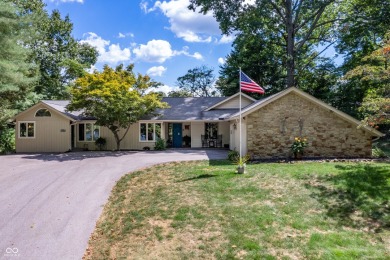 Enjoy life on the water with this 3 bedroom, 2.5 bath, lakefront on Foxcliff Golf Club in Indiana - for sale on GolfHomes.com, golf home, golf lot