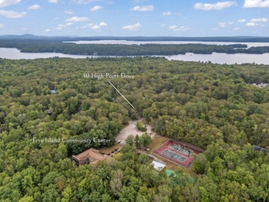First time on the market in nearly 50 years! This classic on Frye Island Golf Club in Maine - for sale on GolfHomes.com, golf home, golf lot