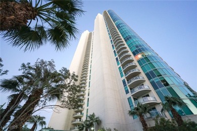 Panoramic views from the 34th floor with floor to ceiling on Las Vegas Country Club in Nevada - for sale on GolfHomes.com, golf home, golf lot