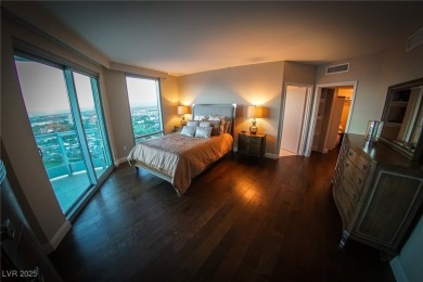 Panoramic views from the 34th floor with floor to ceiling on Las Vegas Country Club in Nevada - for sale on GolfHomes.com, golf home, golf lot