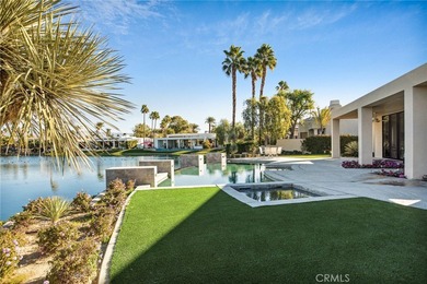 Custom Contemporary with a Rare Lakeside Setting in Rancho on Mission Hills Golf Club in California - for sale on GolfHomes.com, golf home, golf lot