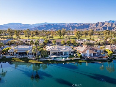 Custom Contemporary with a Rare Lakeside Setting in Rancho on Mission Hills Golf Club in California - for sale on GolfHomes.com, golf home, golf lot