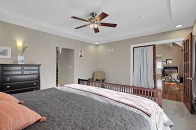 Stunning custom Cape Cod style home in a sought-after lake and on Harbor Hills Country Club in Ohio - for sale on GolfHomes.com, golf home, golf lot