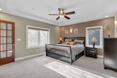 Stunning custom Cape Cod style home in a sought-after lake and on Harbor Hills Country Club in Ohio - for sale on GolfHomes.com, golf home, golf lot