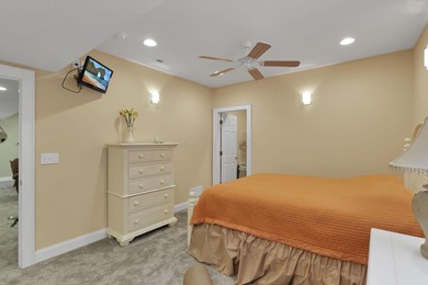 Stunning custom Cape Cod style home in a sought-after lake and on Harbor Hills Country Club in Ohio - for sale on GolfHomes.com, golf home, golf lot