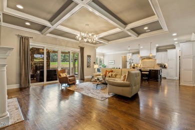 Experience luxury living in this stunning executive home located on MacGregor Downs Country Club in North Carolina - for sale on GolfHomes.com, golf home, golf lot