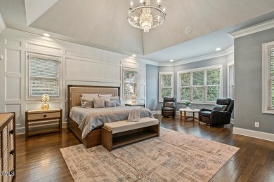 Experience luxury living in this stunning executive home located on MacGregor Downs Country Club in North Carolina - for sale on GolfHomes.com, golf home, golf lot