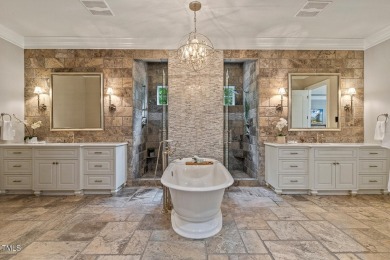 Experience luxury living in this stunning executive home located on MacGregor Downs Country Club in North Carolina - for sale on GolfHomes.com, golf home, golf lot