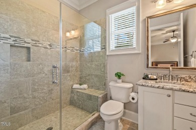 Experience luxury living in this stunning executive home located on MacGregor Downs Country Club in North Carolina - for sale on GolfHomes.com, golf home, golf lot