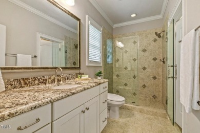 Experience luxury living in this stunning executive home located on MacGregor Downs Country Club in North Carolina - for sale on GolfHomes.com, golf home, golf lot