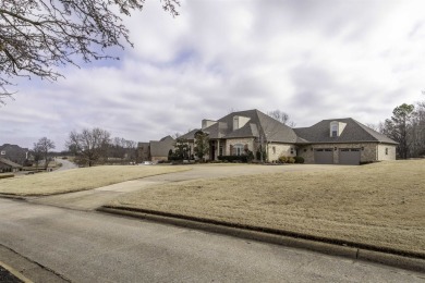 Stunning all-brick, single-level home in Ridgepointe overlooking on RidgePointe Country Club in Arkansas - for sale on GolfHomes.com, golf home, golf lot