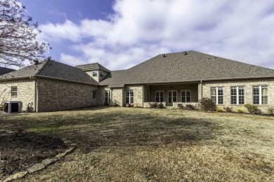 Stunning all-brick, single-level home in Ridgepointe overlooking on RidgePointe Country Club in Arkansas - for sale on GolfHomes.com, golf home, golf lot