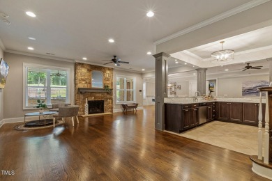 Experience luxury living in this stunning executive home located on MacGregor Downs Country Club in North Carolina - for sale on GolfHomes.com, golf home, golf lot