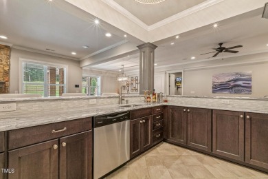 Experience luxury living in this stunning executive home located on MacGregor Downs Country Club in North Carolina - for sale on GolfHomes.com, golf home, golf lot