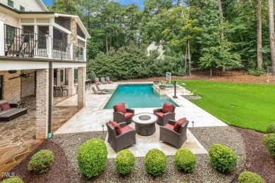 Experience luxury living in this stunning executive home located on MacGregor Downs Country Club in North Carolina - for sale on GolfHomes.com, golf home, golf lot