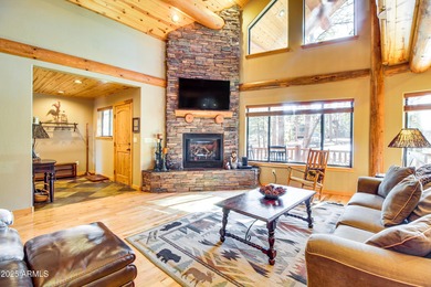 Welcome to your *FULLY FURNISHED* rustic log cabin nestled in on Torreon Golf Club in Arizona - for sale on GolfHomes.com, golf home, golf lot