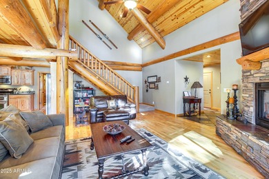 Welcome to your *FULLY FURNISHED* rustic log cabin nestled in on Torreon Golf Club in Arizona - for sale on GolfHomes.com, golf home, golf lot