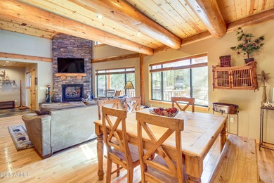 Welcome to your *FULLY FURNISHED* rustic log cabin nestled in on Torreon Golf Club in Arizona - for sale on GolfHomes.com, golf home, golf lot