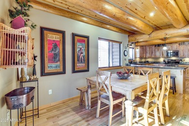 Welcome to your *FULLY FURNISHED* rustic log cabin nestled in on Torreon Golf Club in Arizona - for sale on GolfHomes.com, golf home, golf lot