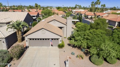 Next level outdoor living in this 2BR, 2BA Hermosa model on a on Ironwood Golf Club in Arizona - for sale on GolfHomes.com, golf home, golf lot
